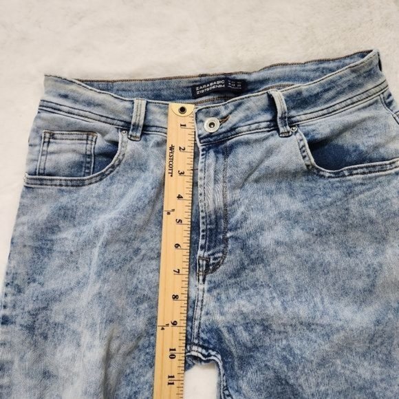 Zara Basic Bleached pants Size 8 - Picture 11 of 13